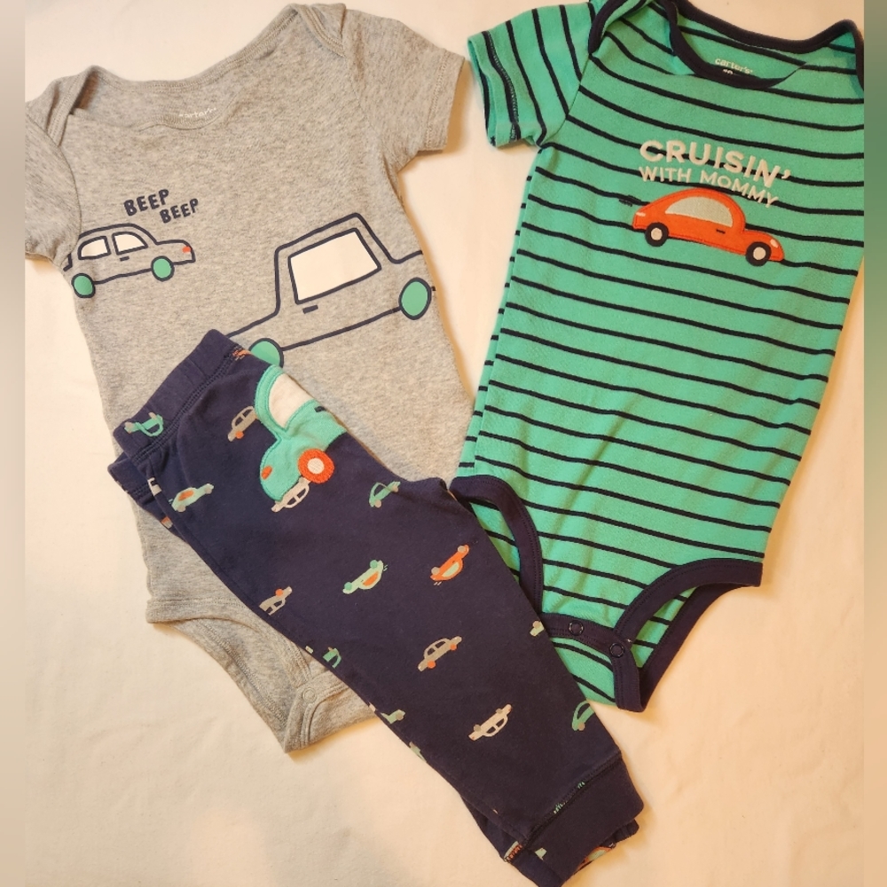 3/$15 Carter's Onsie and Pants Set